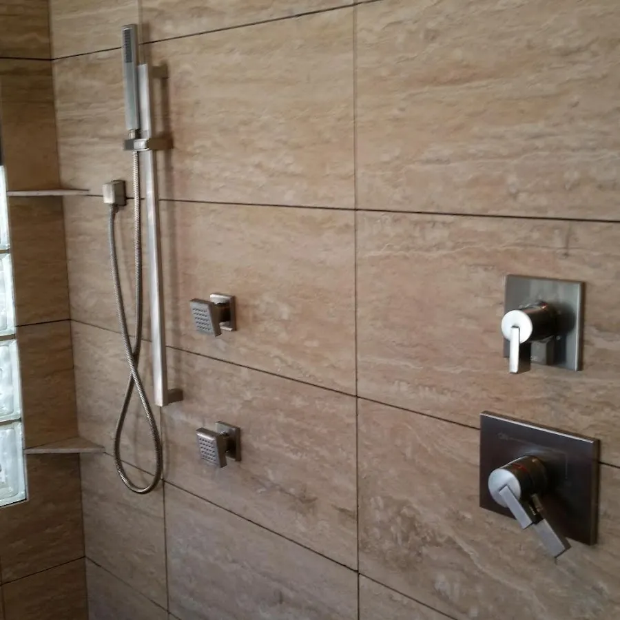 Shower fixture installation for Frozen Pipe Repair in Granville